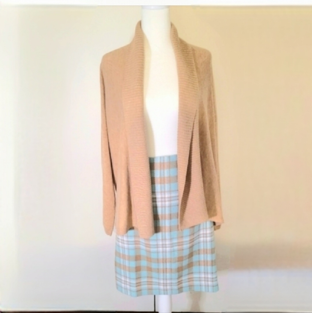 Talbots Camel Colored Cardigan - Picture 2 of 6